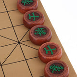 High-end Rosewood Chinese Chess Set Classic Board Game with PU Wrapped Case - Aladdin Shoppers