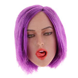 1/6 Scale Female Head Sculpture Sculpt Models for Phicen 12'' Action Figures
