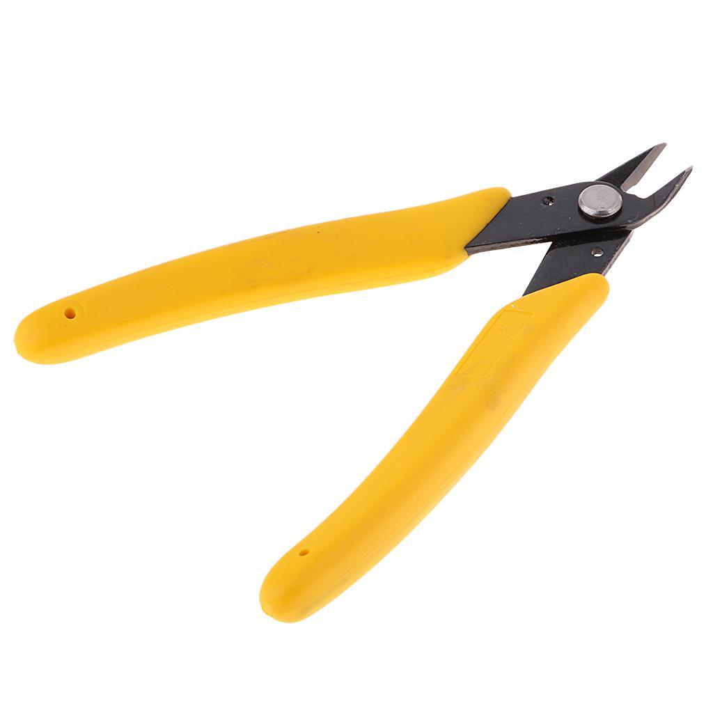 Maxbell Maxbell Precision Cutting Pliers Nippers For Gundam Model Military Assembling Tool Model Accessories Pincers (Yellow)