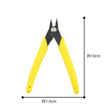 Precision Cutting Pliers Nippers For Gundam Model Military Assembling Tool Model Accessories Pincers (Yellow) - Aladdin Shoppers
