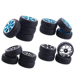 Maxbell 4x Rubber Wheel Tire Tyres for 1/10 HSP Wltoys ZD HPI Redcat Upgrade B - Aladdin Shoppers