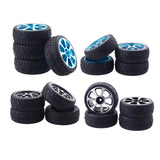 Maxbell 4x Rubber Wheel Tire Tyres for 1/10 HSP Wltoys ZD HPI Redcat Upgrade B - Aladdin Shoppers