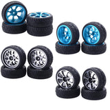 Maxbell 4x Rubber Wheel Tire Tyres for 1/10 HSP Wltoys ZD HPI Redcat Upgrade B - Aladdin Shoppers