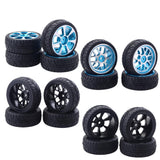 Maxbell 4x Rubber Wheel Tire Tyres for 1/10 HSP Wltoys ZD HPI Redcat Upgrade B - Aladdin Shoppers