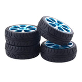 Maxbell 4x Rubber Wheel Tire Tyres for 1/10 HSP Wltoys ZD HPI Redcat Upgrade B - Aladdin Shoppers