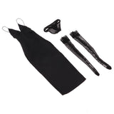 5x1/6 Deep V Black Long Evening Dress Stockings Set for 12inch Female Figure
