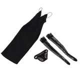 5x1/6 Deep V Black Long Evening Dress Stockings Set for 12inch Female Figure