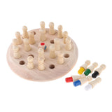 Color Memory Training Wooden Board Table Game Developmental Toy for Kids