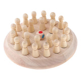 Color Memory Training Wooden Board Table Game Developmental Toy for Kids