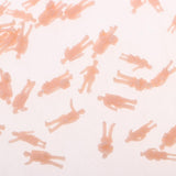 56pcs Unpainted Model Train People Figures HO Scale Model Miniature Figures