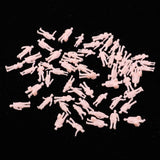 56pcs Unpainted Model Train People Figures HO Scale Model Miniature Figures