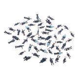 Model Trains Figures 1:150 Scale Multicolor Simulation Police Miniatures