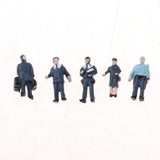 Model Trains Figures 1:150 Scale Multicolor Simulation Police Miniatures