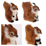 Lifelike Squirrel Pet Toy Animal Figurines Model Indoor Home Art Ornament - Aladdin Shoppers