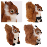 Lifelike Squirrel Pet Toy Animal Figurines Model Indoor Home Art Ornament - Aladdin Shoppers