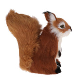 Lifelike Squirrel Pet Toy Animal Figurines Model Indoor Home Art Ornament - Aladdin Shoppers