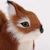 Lifelike Squirrel Pet Toy Animal Figurines Model Indoor Home Art Ornament - Aladdin Shoppers