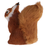 Lifelike Squirrel Pet Toy Animal Figurines Model Indoor Home Art Ornament - Aladdin Shoppers