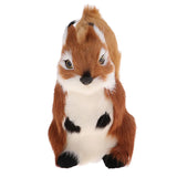 Lifelike Squirrel Pet Toy Animal Figurines Model Indoor Home Art Ornament - Aladdin Shoppers