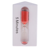 3/5/7 Minutes Sand Clock Hourglass Brushing Timer Kitchen Timer white