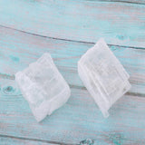 Maxbell 2pcs Natural Transparent White Crystal Mineral Stone Specimen Home Ornaments - Aladdin Shoppers