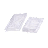 Maxbell 2pcs Natural Transparent White Crystal Mineral Stone Specimen Home Ornaments - Aladdin Shoppers