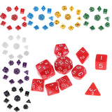 Maxbell Multi-sided Dice D&D Dice Game Polyhedral Dice D4-D30 for Table Game blue
