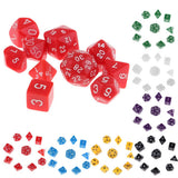 Maxbell Multi-sided Dice D&D Dice Game Polyhedral Dice D4-D30 for Table Game blue