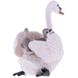 Maxbell Lifelike White Swan Model, Wild Animal Figurine, Kids Toy Desktop Ornaments - Aladdin Shoppers