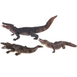 Maxbell 3pcs Realistic Crocodile Ornament Animal Figurine Sculpture for Garden - Aladdin Shoppers