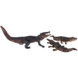 Maxbell 3pcs Realistic Crocodile Ornament Animal Figurine Sculpture for Garden - Aladdin Shoppers