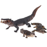 Maxbell 3pcs Realistic Crocodile Ornament Animal Figurine Sculpture for Garden - Aladdin Shoppers