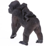 Maxbell 4pcs Lifelike Gorilla Family Model, Wild Animal Figurines, Kids Toy Desktop Ornaments - Aladdin Shoppers