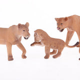 Maxbell 6x Solid Lion Model Animals Figures Realistic Large Wild Lion Animal Toys Set Figurines Hand Painting Jungle Animals Figures for Toddler Kids - Aladdin Shoppers