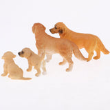 Maxbell 4pcs Lifelike Dog Model, Pet Animal Figurines, Kids Toy Desktop Ornaments - Aladdin Shoppers