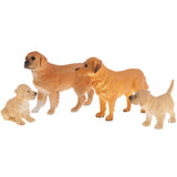 Maxbell 4pcs Lifelike Dog Model, Pet Animal Figurines, Kids Toy Desktop Ornaments - Aladdin Shoppers