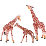 Maxbell Model Simulation Giraffe Figure Toy Playset Include Giraffe Mother,Giraffe Dad and Giraffe Baby - Aladdin Shoppers