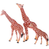 Maxbell Model Simulation Giraffe Figure Toy Playset Include Giraffe Mother,Giraffe Dad and Giraffe Baby - Aladdin Shoppers