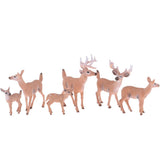 Maxbell 1.77-4.13 inch Height Whitetail Deer, High Simulation Plastic Animal Figurine for Collection Decoration Home - Aladdin Shoppers