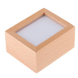 Maxbell 3xWooden Photo Frame Music Box for Wedding Valentine Christmas Birthday Gift