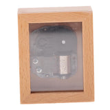 Maxbell 2xWooden Photo Frame Music Box for Wedding Valentine Christmas Birthday Gift
