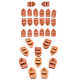 Maxbell 5x20 Pcs Mini Boat Resin Microlandschaft Resin Decoration Doll House Crafts S