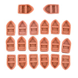 Maxbell 5x20 Pcs Mini Boat Resin Microlandschaft Resin Decoration Doll House Crafts S