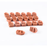 Maxbell 4x20 Pcs Mini Boat Resin Microlandschaft Resin Decoration Doll House Crafts S