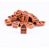 Maxbell 3x20 Pcs Mini Boat Resin Microlandschaft Resin Decoration Doll House Crafts S