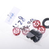 4 Pieces 1/28 RC Car Wheel Tires for Wltoys P929 P939 K979 K989 K999 Red