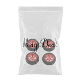 4 Pieces 1/28 RC Car Wheel Tires for Wltoys P929 P939 K979 K989 K999 Red