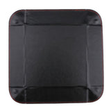 Maxbell 2pcs Quadrangle Board Game Dice Storage Home Desktop Storage Red & Black