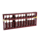 Maxbell Maxbell Mini Vintage Chinese Wooden Abacus Arithmetic 11 Digits Calculating Tool Red
