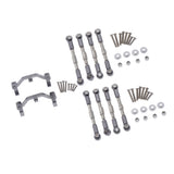Maxbell RC Car Metal Steering Pull Rod Seat Mount Sets for WPL Pickup Semi-pickup